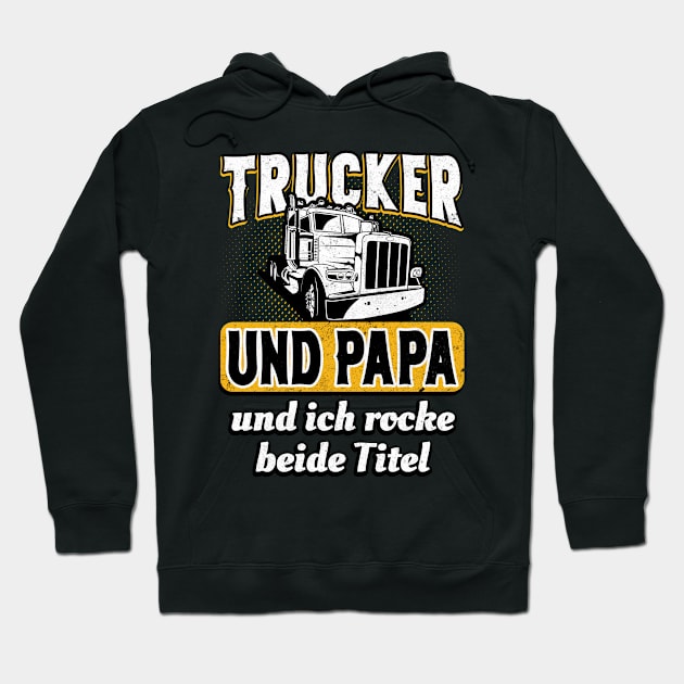 Trucker und Papa Hoodie by Foxxy Merch